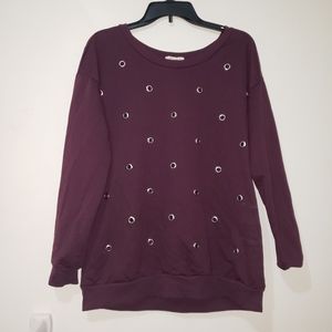 Burgundy Sweater